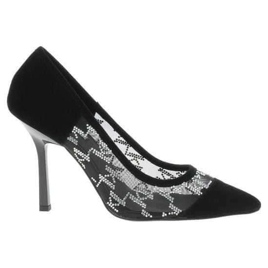 Karl Lagerfeld Visoke pete elegantni čevlji črna KL30914DG0S