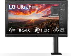 LG UltraFine Ergo 32UN880P-B monitor, 80 cm (31,5), IPS, 4K UHD (32UN880P-B.BEU)