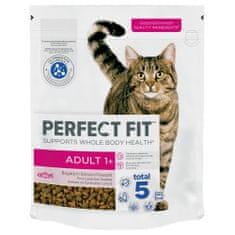 Perfect fit hrana z lososom za odrasle mačke, 6x750g