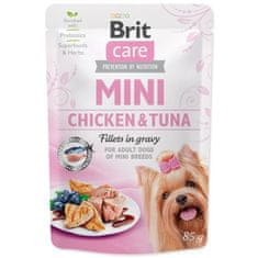 Brit Kapsička BRIT Care Mini Chicken & Tuna fillets in gravy 85 g