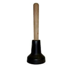 STREFA Zvon za čiščenje 9cm črn
