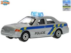 2-Play Prometni avto Policija CZ 8 cm kovinski prosti tek