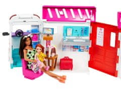 Mattel HKT79 Barbie Sanitka a klinika, 2v1