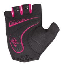 Etape Kolesarske rokavice Betty črno-rožnate L