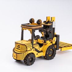Robotime Model viličarja, Lesena 3D sestavljanka, (TG413K)