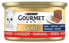 Gourmet Gold pašteta z govedino, 24 x 85 g