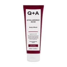 Q+A Hyaluronic Acid Body Wash vlažilen in poživljajoč gel za prhanje 250 ml za ženske