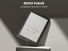 Onyx Boox Poke5 e-bralnik / tablični računalnik, 6, Android 11, 2GB+32GB, Wi-Fi, Bluetooth, USB-C, microSD