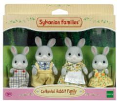 Sylvanian Families družina sivih zajcev