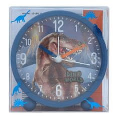 Dino World Namizna budilka z osvetlitvijo , Modra z rjavim T-Rexom
