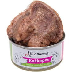 All Animals VSE ŽIVALI Cattail konzerviran zrezek iz govejega jezika 100g