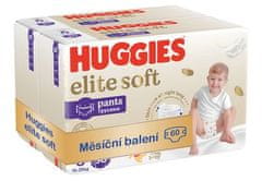 Huggies Elite Soft Pants hlačke iz plenic, mesečno pakiranje, 60 kosov