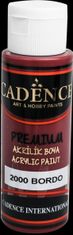 Cadence Akrilna barva Premium - bordo / 70 ml