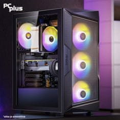 PCplus Gamer namizni računalnik, R5 5600X, 16GB, 1TB, RTX4060Ti, W11H (145002)