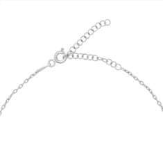 Brilio Silver Čudovita srebrna ogrlica s cirkoni NCL120W