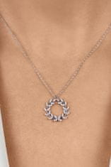 Brilio Silver Čudovita srebrna ogrlica s cirkoni NCL120W
