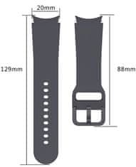 4wrist Silikonski pašček za Samsung Galaxy Watch 6/5/4 - Peščeno roza