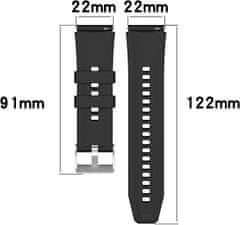 4wrist Silikonski pašček za Huawei Watch GT 2/GT 3 - roza
