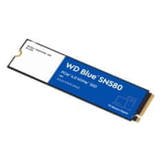 Western Digital SN580 SSD disk, 1 TB, M.2 2280, NVMe, moder (WDS100T3B0E)