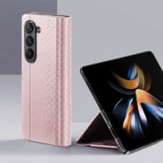 Dux Ducis Bril knjižni ovitek za Samsung Galaxy Z Fold 5 5G, roza