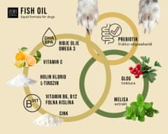 KIWI DOGS fish oil, 250 ml