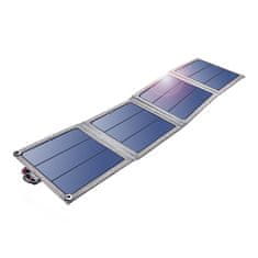 Choetech SC004 zložljiv solarni polnilec 14W, 1xUSB (siv)