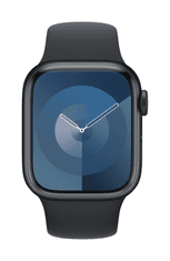 Apple Watch Series 9 pametna ura, 41 mm, GPS, športni pašček S/M, Midnight