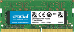 Crucial 8GB DDR4-2400 SODIMM PC4-19200 CL17, 1.2V Single Ranked