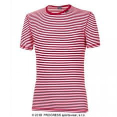 Progress Moška kratka majica MLs NKR z rdečimi črtami - XL