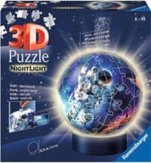 Ravensburger 3D svetleči astronavt Puzzleball 72 kosov