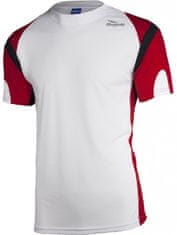 Moška kratka majica Rogelli DUTTON bela/rdeča - M