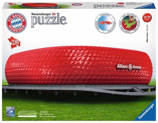 Ravensburger 3D sestavljanka Allianz Arena, München 216 kosov
