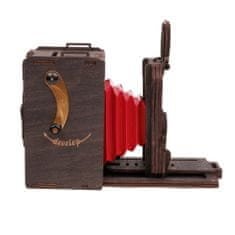 JollyLook Lesena Pinhole instant film kamera kit za samosestavljanje - temen les (65 delna) JLK001