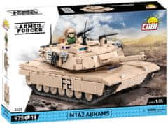 Cobi 2622 Oborožene sile Abrams M1A2, 1:35, 982 k, 1 f