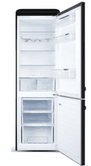 ETA Storio retro kombinirani hladilnik, 216 l, 84 l, črn
