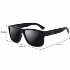 Malatec Unisex polarizirana športna sončna očala UV 400 filter črna