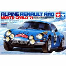 Tamiya maketa-miniatura Renault Alpine A110 '71 Monte-Carlo • maketa-miniatura 1:24 starodobni avtomobili • Level 4