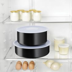 Tefal 4-delni set kuhinjske posode, zložljiva Ingenio Extra (L1549053)