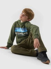 4F Otroški pulover Danbrangwain zelena 158