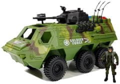 Lean-toys Vojaški set, tank s čelado in dodatki