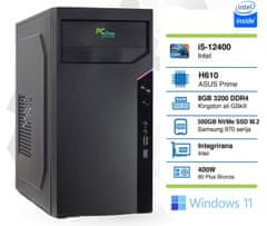 PCplus e-machine namizni računalnik, i5-12400, 8GB, SSD500GB, W11P (144784)