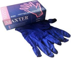 Maxter M 100 kosov nitrilnih rokavic brez prahu