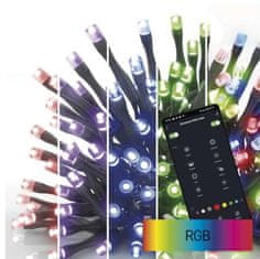 Emos D4ZR01 GoSmart LED božična veriga, 8 m, zunanja in notranja, RGB