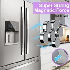HOME & MARKER® Prozoren Magnetni Koledar za Hladilnik, Tedenski in Mesečni + 6 x Markerjev + 2 x Krpi za Suho Brisanje | REUSABLEPLAN