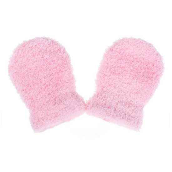 NEW BABY Otroške zimske rokavice svetlo roza - 62 (3-6m)