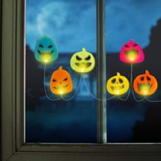Family Halloween LED dekoracija za okna - buča - 85 cm