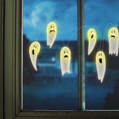 Family Halloween LED dekoracija za okna - gel - duh - 85 cm