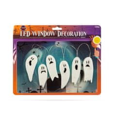 Family Halloween LED dekoracija za okna - gel - duh - 85 cm