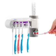 InnovaGoods UV sterilizator za zobne ščetke z držalom in dozatorjem zobne paste Smiluv InnovaGoods