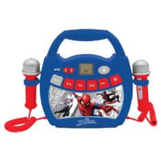 Lexibook Digitalni karaoke predvajalnik s svetlobo in 2 mikrofoni Spider-Man